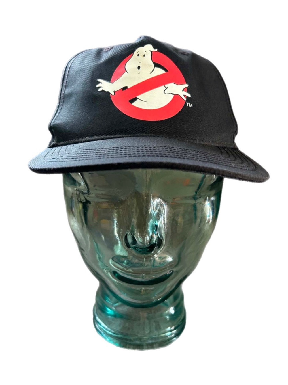 Ghostbusters Black SnapBack Baseball Cap Hat No Ghost Logo Goth Skater Halloween